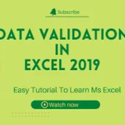 Data Validation Option in Excel in Hindi Language- BPA Educators | BPA Educators | ms excel 2019
