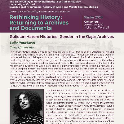 Leila Pourtavaf: Gender in the Qajar Archives