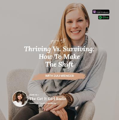 Surviving vs. Thriving: How To Make The Shift with Juli Wenger Surviving vs. Thriving: How To Make The Shift with Juli Wenger
