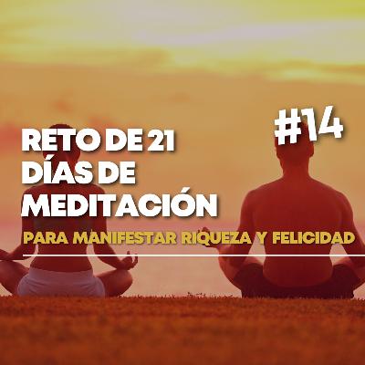 Día 14. RETO DE 21 DÍAS DE MEDITACIÓN para sentir gratitud, manifestar armonía y felicidad