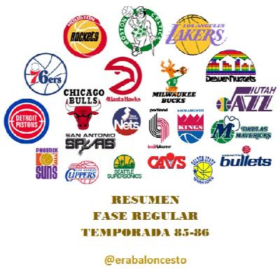 Era baloncesto - NBA 1986 (29) – Resumen temporada regular