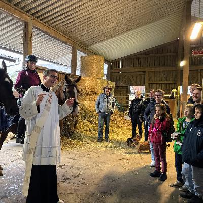 Tiersegnung auf einem Hof in Stuttgart-Möhringen