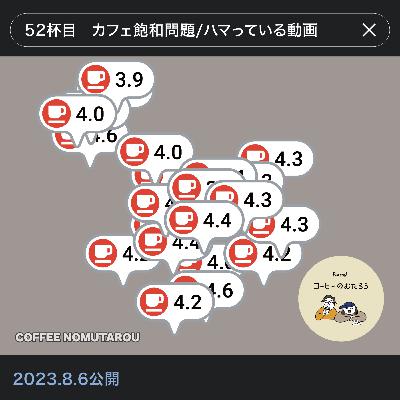 52杯目　カフェ飽和問題/ハマっている動画(2023.8.6公開)