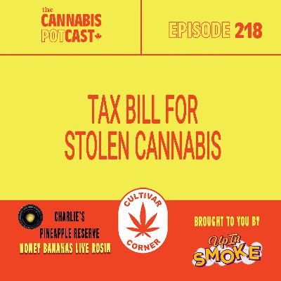 Tax bill for stolen cannabis