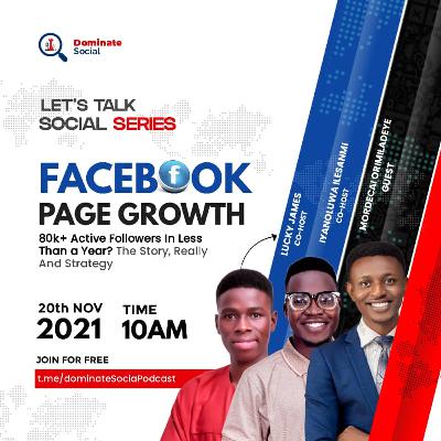 Facebook Page Growth w/Mordecai Orimiladeye Facebook Page Growth w/Mordecai Orimiladeye