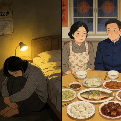 3年不回家,32岁女子怕催婚患年关综合征,网友批评太自私! 3年不回家,32岁女子怕催婚患年关综合征,网友批评太自私!