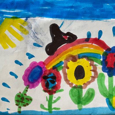 Frau Holle (Kinder- und Hausmärchen, Gebrüder Grimm), illustriert von 👨‍🎨cfw