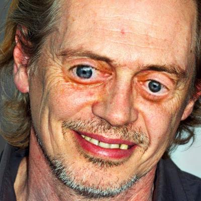 STEVE BUSCEMI WITH RIGOR MORTIS