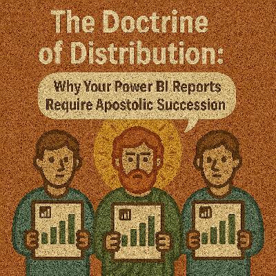The Doctrine of Distribution: Why Your Power BI Reports Require Apostolic Succession The Doctrine of Distribution: Why Your Power BI Reports Require Apostolic Succession