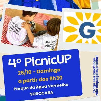 Picnic UP acontece neste domingo no Parque da Água Vermelha