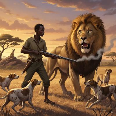 Lion Meets His Match: The Day the King of Beasts Met Man Lion Meets His Match: The Day the King of Beasts Met Man