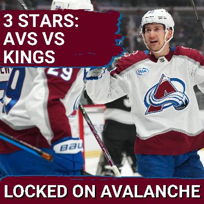 3 Stars of the Game: Avalanche vs Kings