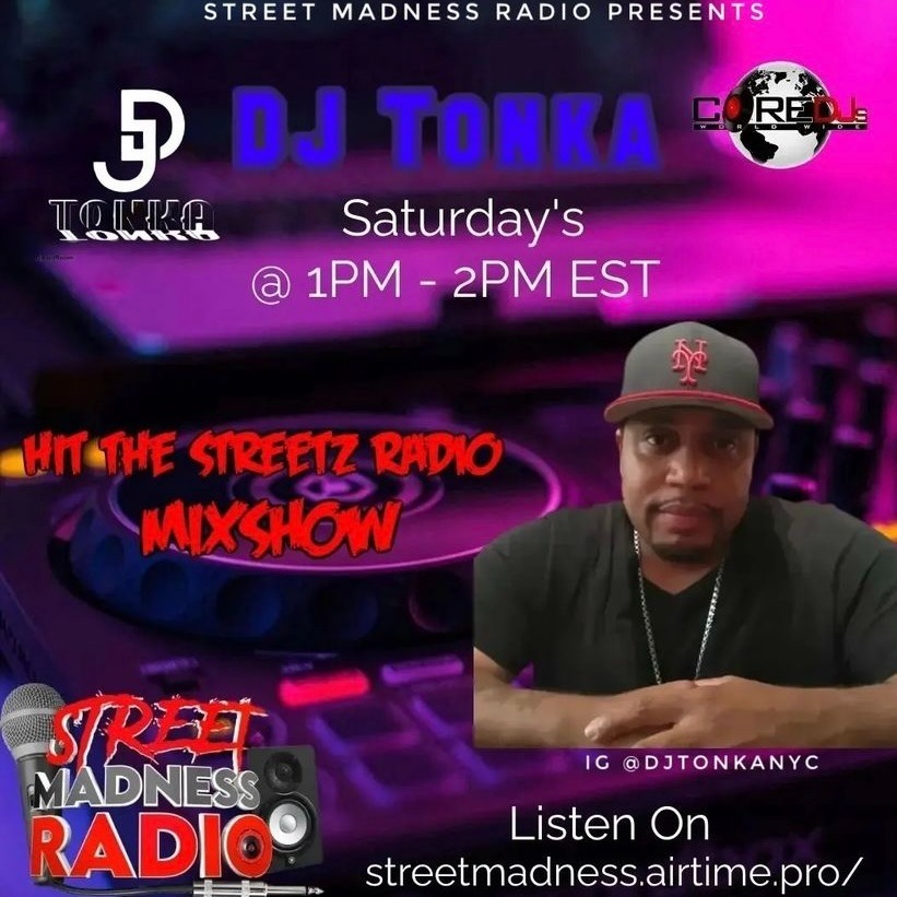Hit The Streetz MixShow By DjTonka On Street Madnes Radio 1-29-2022
