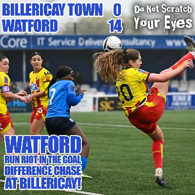 BILLERICAY TOWN 0-14 WATFORD FC WOMEN