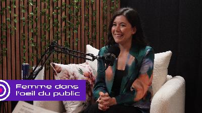 Femme dans l'oeil du public avec Catherine Fournier