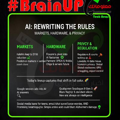 #BrainUp كبر دماغك اخبار التكنولوجيا اليوم 22 نوفمبر 2025