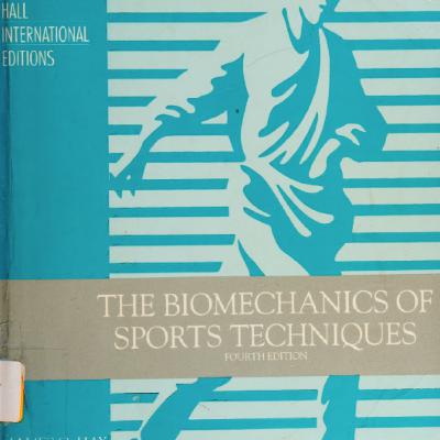 The Biomechanics of Sports Techniques Chapter 17