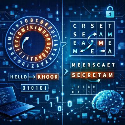 Course 17 - Computer Network Security Protocols And Techniques | Episode 2: Traditional Ciphers: Substitution and Transposition Methods
