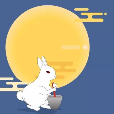 Mid-Autumn Festival Story: Jade Rabbit, the rabbit on the moon. 中秋节故事, 玉兔捣药 💊🐇