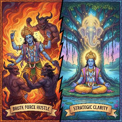 11 - Stop Grinding, Start Thinking. Vishnu vs. The Ear Wax Demons. 11 - Stop Grinding, Start Thinking. Vishnu vs. The Ear Wax Demons.