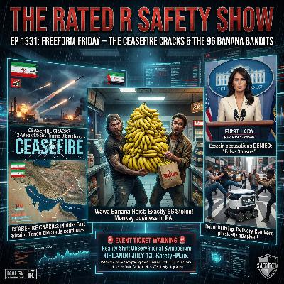 EP 1331: Freeform Friday – The Ceasefire Cracks, Melania Speaks, & The 96 Banana Bandits EP 1331: Freeform Friday – The Ceasefire Cracks, Melania Speaks, & The 96 Banana Bandits