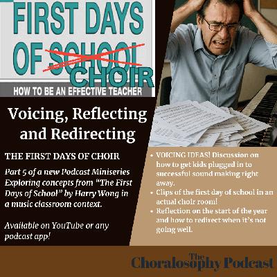 The First Days of Choir Part 5: Voicing, Reflecting and Redirecting