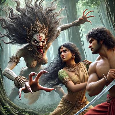 Vlog 30 Lakshman cuts Shrupnakha's Ears and Nose व्लॉग 30 लक्ष्मण ने श्रुपनाखा के कान और नाक काट दिए