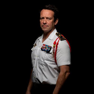 Contre-amiral Samuel Majou, commandant de la force maritime des fusiliers marins et commandos