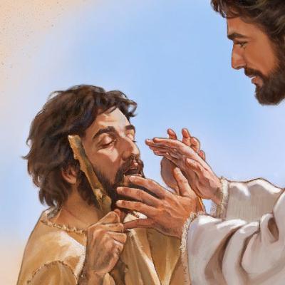 Le llevaron un ciego a Jesús