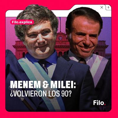 Menem y Milei ¿Vuelven los 90? Similitudes en discursos, dolarización y propuestas | Filo Explica Menem y Milei ¿Vuelven los 90? Similitudes en discursos, dolarización y propuestas | Filo Explica