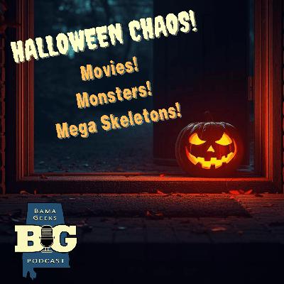 Ep. 117: Halloween Chaos, Scary Movies and 12-Foot Skeletons!