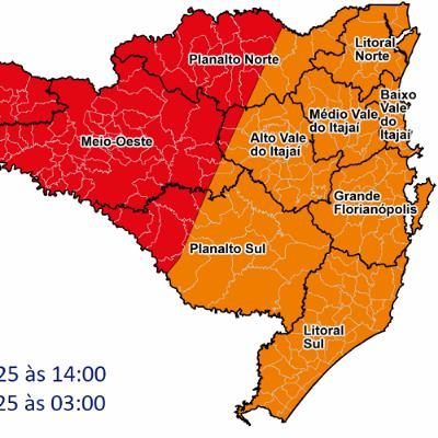 Ciclone extratropical traz ventos de até 90 km/h e risco de ressaca no Litoral Sul de SC