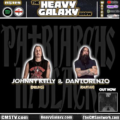 PATRIARCHS IN BLACK guitarist Dan Lorenzo and drummer Johnny Kelly