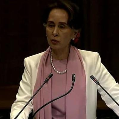 Daw Aung San Suu Kyi on ICJ Court