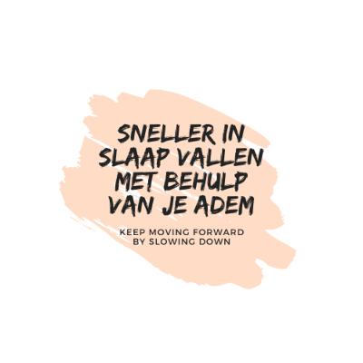 Sneller in slaap vallen met behulp van je adem