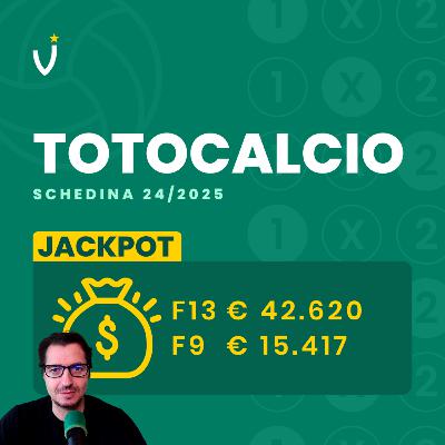 TotoCalcio 24 con 2 Jackpot ⚽ Tutti i Pronostici in Schedina