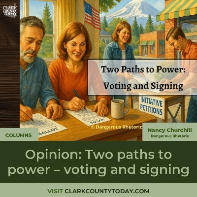 Opinion: Two paths to power – voting and signing