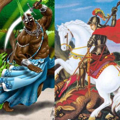 Ogum da aos homens o segredo do ferro