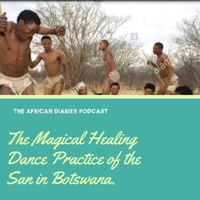 The magical healing dance of the San community in Botswana. The magical healing dance of the San community in Botswana.