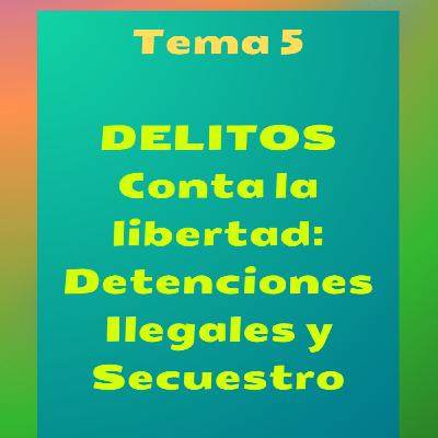 Tema 5: delitos contra la libertad. Continuación 1º Tema 5: delitos contra la libertad. Continuación 1º