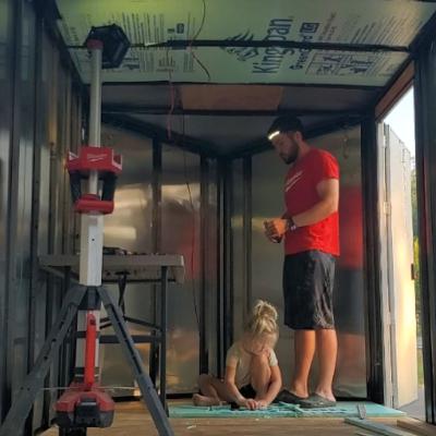 Enclosed trailer update + shout out