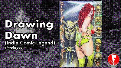 Drawing Dawn (Indie Comic Legend) | Timelapse Drawing Dawn (Indie Comic Legend) | Timelapse
