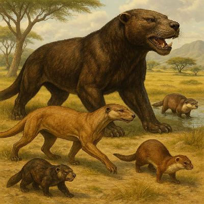 The Rise and Fall of Giant Mustelids