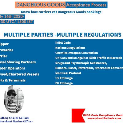 How shipping Lines accept dangerous goods?