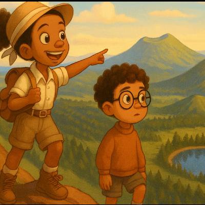 Les aventures de Zoé et Eliott, épisode 7 : Sur la piste d'une source volcanique 🌋 Les aventures de Zoé et Eliott, épisode 7 : Sur la piste d'une source volcanique 🌋