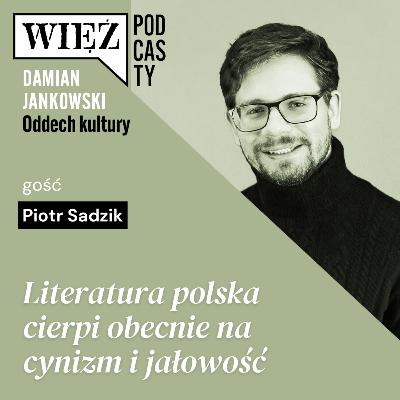 Literatura polska cierpi na cynizm i jałowość. Rozmawiają Piotr Sadzik i Damian Jankowski