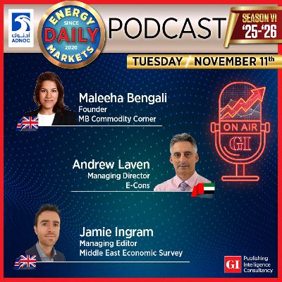 PODCAST: Daily Energy Markets - Nov 11th PODCAST: Daily Energy Markets - Nov 11th