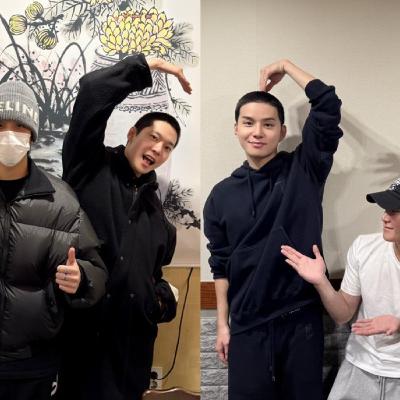 NCT members Doyoung, Jungwoo begin military service