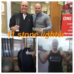 Greg's 11 stone journey