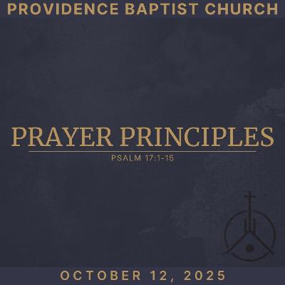 Prayer Principles - October 12th, 2025
